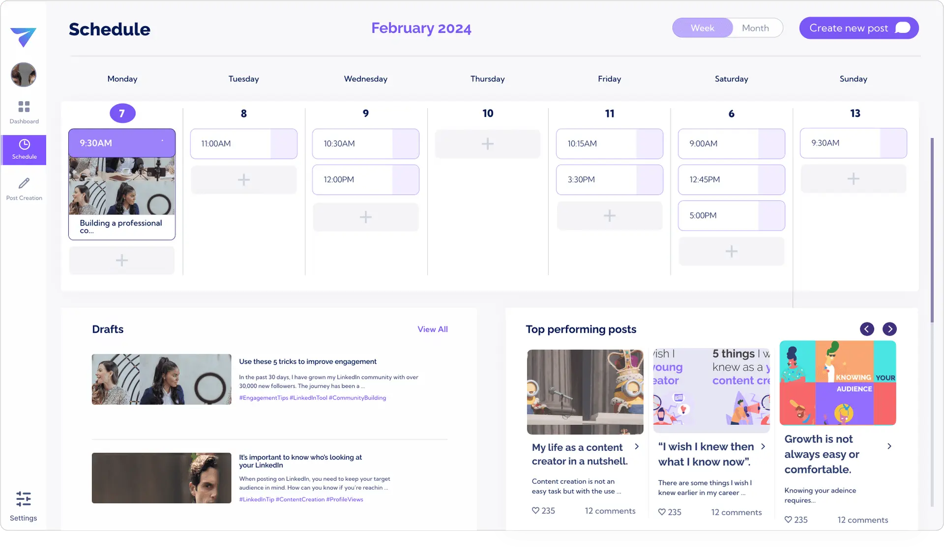 Vulse Content Feature