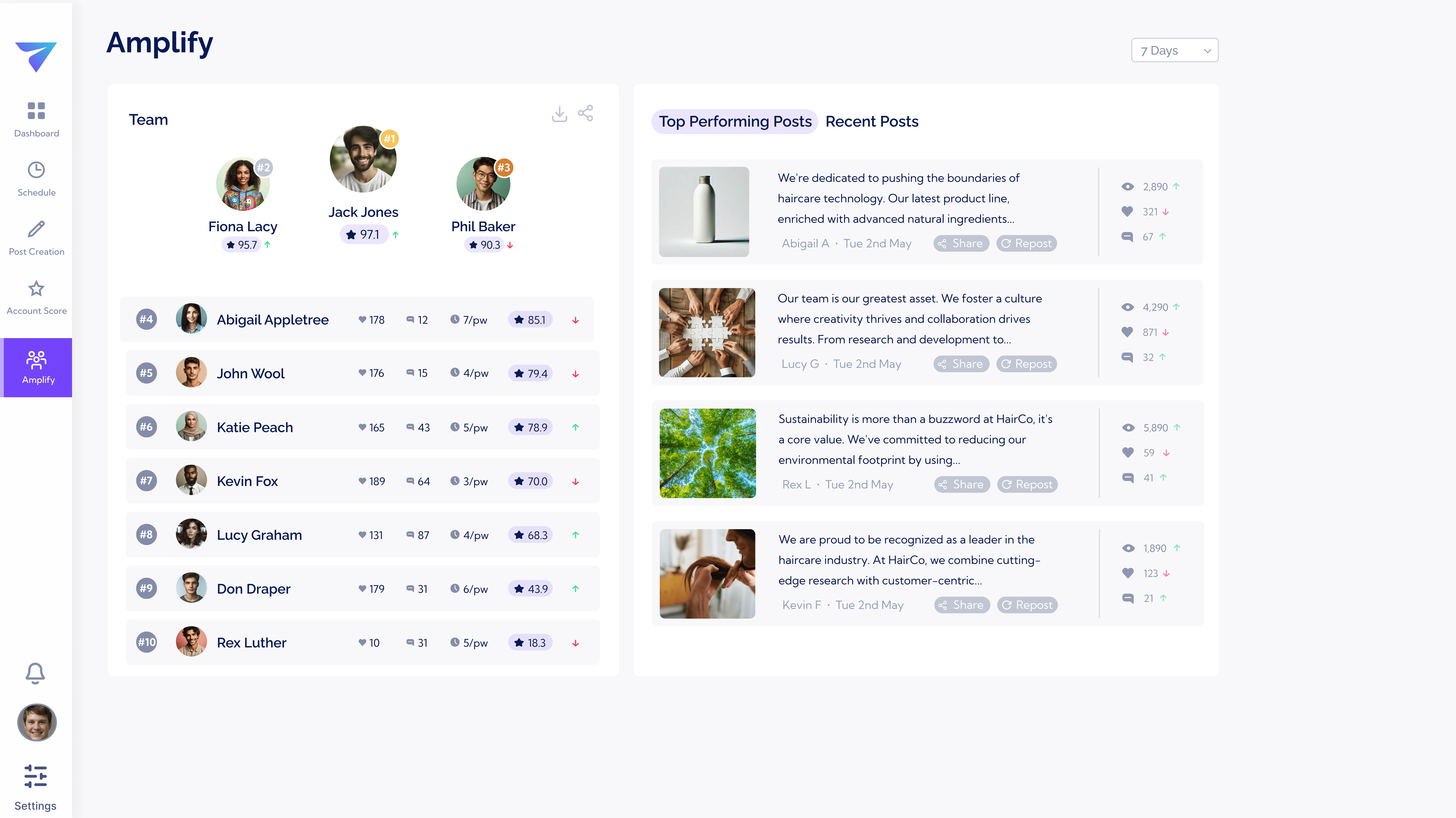 Vulse Team Leaderboard Feature